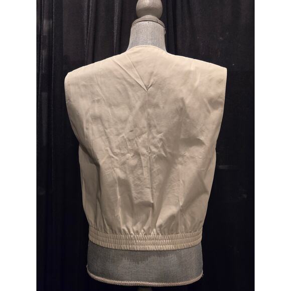 New without Tags Women's Massimo Dutti Calidad Zipper Vest, Size Small - Picture 4 of 7